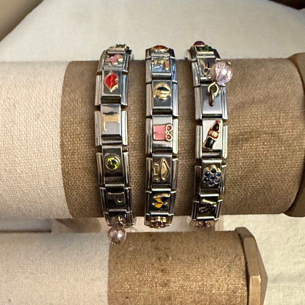 Colorful Charm Bracelet Set - Picture 2 of 6